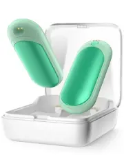 2 Pack 14000mAh Hand Warmers Rechargeable with AI Charging Case, Portable Ele...