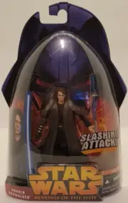 STAR WARS REVENGE OF THE SITH, ANAKIN SKYWALKER "EVIL FACE" FIGURE, VARIANT!