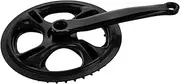 BESPORTBLE Bicycle Crank Single Speed Chainring Bike Reing Tool Road Bike Crank Bike Crank Arm Bike Wheel Crank Arm Road Bike Crank Accessories The BIK Black High-Carbon Steel