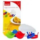 7-Piece Microwave Poached Egg & Omelette Cookware Set Dishwasher-Safe BPA-Free
