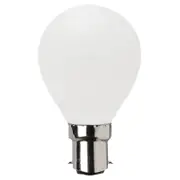 SAL LFR50B22D - Fancy Round Opal Bulb 4W Dimmable - B22 - Daylight