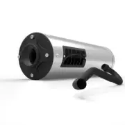 HMF Titan Brushed Blackout QS Full System Yamaha Wolverine | R-Spec | 16-18