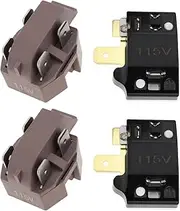 The Lord of the Tools 4 pieces refrigerator relay and overload OLK7913 4387913 compatible with Whirlpool compatible with Maytag
