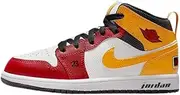 [Nike] Jordan Little Kid's 1 Mid SE Motorsport Black/Univ Gold-Gym Red (DJ0337 067), Multi Coloured, 13 Little Kid