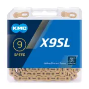 AU Ship~KMC X9 SL X9SL Chain,116 link with Missing Link , Gold