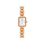 Elite Ladies Tank Geo Watch in Rose