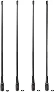 4pcs Dual Band Ham Two Way Radio Antenna Flexible Whip SMA for Walkie Talkie