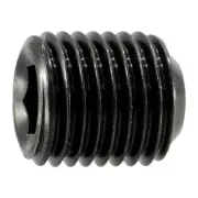 7/16"-20 x 1/2" Steel Fine Thread Hex Socket Headless Set Screws (8 pcs.)