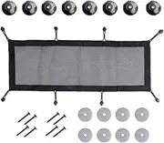 Changyeah Under Desk Cable Management Tray, Large-Capacity Wire Sorter, Mesh Cable Manager, Black, 77cm L x 31.8cm W