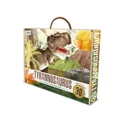 53pc Sassi 3D Assemble & Book The Age Of The Dinosaurs Tyrannosaurus Kids 6y+
