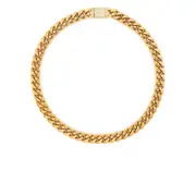 [Darkai] Darkai Cuban-chain Gold-plated Necklace ONE SIZE GOLD
