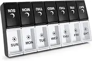 7 Day Pill Organizer 2 Times a Day, Large Weekly AM PM Pill Box, Day Night Medicine Organizer, Pill Case 2 Per Day, Pill Container Twice A Day