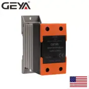 GEYA Solid State Relay Single Phase SSR-10/25/40DA 3-32DC to 24-480AC&Heat Sink