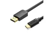 Vention CGYBH 8K USB-C to DisplayPort Cable - 2m - Black 8K HD
