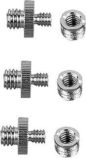LABRIMP 9Pcs Camera Screw Adapter Set Handy Hot Shoe Mount Accessories for Phone and Camera Includes Lighting Stand Screws to Converters Conversion Nuts