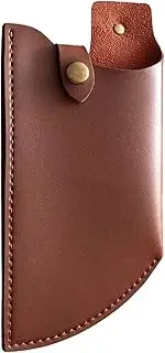 Ynnhik Leather Sheath for Butcher's Cleaver - Butcher Slip Cover, Leather Chef Chopper Guard Cleaver Protector, Protective Cover, Reusable, Puncture Resistant for Vegetables Butcher Cleaver