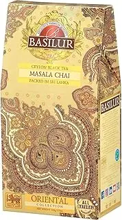 Basilur Masala Chai Spiced Ceylon Black Tea - 100g Loose Leaf Tea Refill Pack