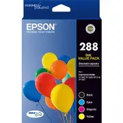 Epson 288 4 Colour Ink Cartridge Pack