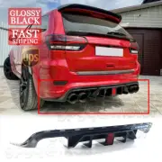 GI I Black Rear Diffuser W/ LED For Jeep Grand Cherokee SRT8 WK WK2 12-16 Bumper