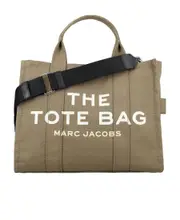 Logo one-shoulder tote bag One size Brown