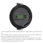Excavator Timer Hour Meter Remote Control Digital 12V-36V 0-99999.9H Tool New