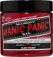 MANIC PANIC Classic Cleo Rose Semi Permanent Hair Color - Warm Magenta Pink Hair Dye for Women & Men That Lasts 4-6 Weeks - Vegan, Ammonia & Cruelty-Free - Create & Mix Custom Shades (4oz)