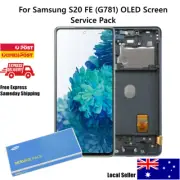 For Samsung Galaxy S20 FE G781 LCD OLED Screen Display Replacement Service Pack