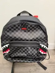 Sprayground Gray Side Sharks in Paris Backpack (910B2804NSZ) Brand new with tag
