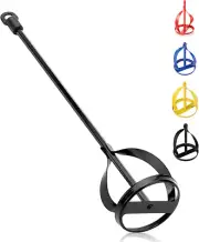 Bates- Paint Mixer, 1 to 3 Gallon Buckets, Black Mud Mixer, Paint Stirrer for Dr