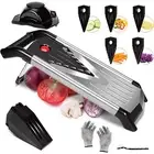 Easy to Use AdjustMandoline Slicer Julienne Potato Chips Dicer Cutter AU