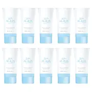 Rohto Mentholatum SunplaySkin Aqua Physical Sunscreen for Sensitive Skin SPF50+ PA++++50ml (10ea) Set
