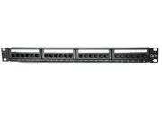 CAT6A Shielded Patch Panel 24 Port 110 Krone IDC 19" Ethernet Network 1U Rack