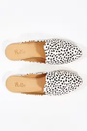 Snow Leopard Pony Madison Mule Flat--RLE-MULESNOW