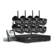UL-TECH Security Camera Wireless System CCTV 8CH 8 Camera Bullet 2TB NVR