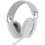 Logitech Zone Vibe 100 Bluetooth Wireless Headset Headphones Microphone White