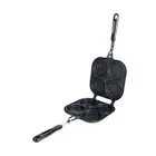 Fried Egg Pan Divided Easy to Clean Cookware Lightweight Suitable for Gas and