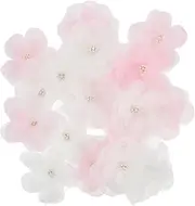 CORHAD 20pcs Flower Embroidery Patches DIY Sewing Accessories for Clothes Hats and Costumes Appliques Durable Fashionable Craft Supplies for All Occasions
