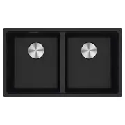 Franke Maris Double Bowl Sink 350/350mm Onyx MRG620/35-35FPCON
