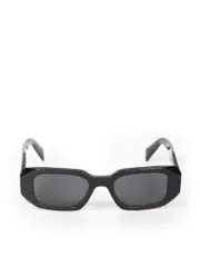 Black Tinted Rectangular Frame Sunglasses
