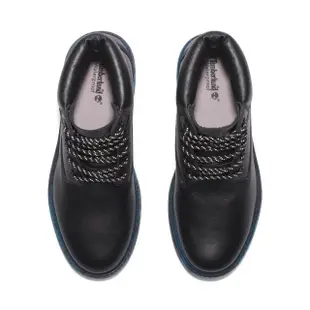 【Timberland】女款黑色全粒面皮革 Timberland R Premium 6吋防水靴(A5Q9S015)