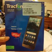 TracFone Nokia C100 32GB Black Prepaid Smartphone