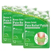 36pcs Knee Pain Relief Patches, Knee Heat Patches, Warming Herbal Plaster Pain Patches, Wormwood Heat Patches Relief Of Back Neck Pain
