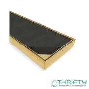 Forme Brushed Gold PVD Stainless Steel – Tile Insert 1000×100 Floor Waste