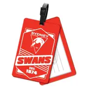 Sydney Swans AFL Kids Rubber Luggage Tag