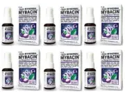 6 x Mouth Spray Myherbal Mybacin Mangosteen Extract Chamomile Pepermint 15ml
