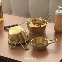 在飛比找蝦皮購物優惠-韓式不鏽鋼米酒帶把小碗🍴 韓系米酒碗 醬料碗 米酒碗 調料碗