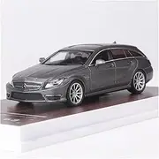 Scale Finished Model Car 1:64 for Mercedes-Benz CLS63 AMG Travel Version Alloy Die Casting Vehicle Emulation Car Model Static Decoration Die-cast Vehicle(Chrome)