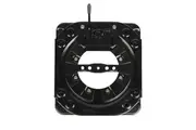 Heavy-duty 15" 360 Degree Rotatable Car Seat Swivel Turntable Base Replacement Swivel Stool Parts for RV Camper Boat Bus Mpv 4 Gear Seat DIY Chair