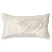 Donna Karan Seduction Collection Embroidered Decorative Pillow, 11 x 22