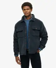 Surplus Cord Quilt Overshirt | Eclipse Navy